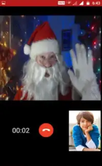 A Live Video Call From Santa Claus Screen Shot 0