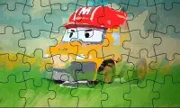 Painting Puzzle Robocar Art Jigsaw Screen Shot 0