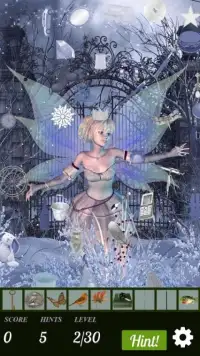 Hidden Object Search - Frost Fairies Screen Shot 1