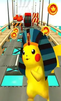 Subway Pikachu City Jumping Screen Shot 2
