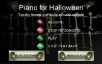 हैलोवीन के लिए पियानो Screen Shot 0
