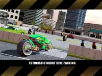 Robot Bike Parking - Transport Truck Adventure Screen Shot 1