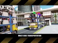 Robot Bike Parking - Transport Truck Adventure Screen Shot 2