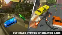 Impossible Tracks Chained Cars Crash Stunt Racing Screen Shot 0