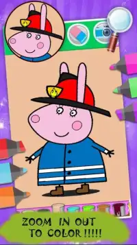 Coloring Book For Kids: Pepa Pig Screen Shot 2