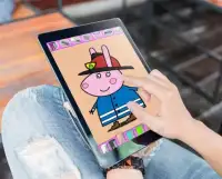 Coloring Book For Kids: Pepa Pig Screen Shot 3