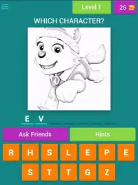Guess the Paw Patrol Word Puzzle Screen Shot 2