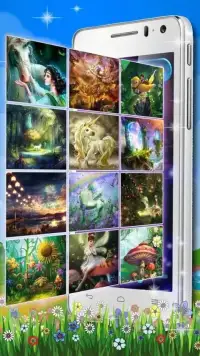 Fantasy Slide Puzzle Pictures Screen Shot 4
