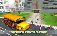 حافلة المدرسة الثانوية القيادة 2017: ألعاب المرح ح Screen Shot 8