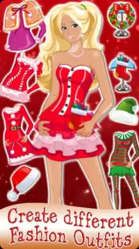 Christmas Doll Dress Up Games Screen Shot 4