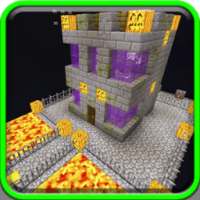 Find Button Halloween Edition map for Minecraft PE