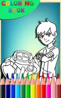 How To Color Ben 10 alien (coloring game) Screen Shot 3