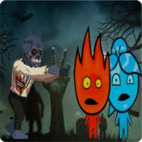 FireBoy and Ice Girl Dush with zombie