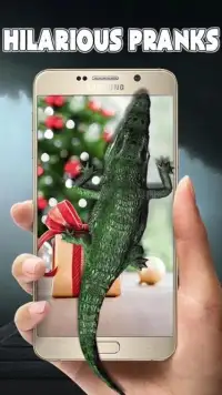 Crocodile in Phone Scary Joke Screen Shot 3