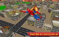 Spider Hero Pizza Delivery Screen Shot 8