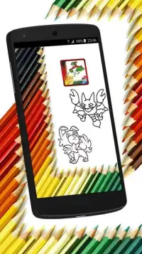 Coloring Book for Pokemo Monsters Screen Shot 7