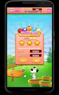 Bubble Shooter - Snoopy Blaze Screen Shot 0