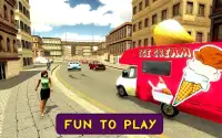Ice Cream Truck - Lava Drive Simulator Screen Shot 4