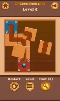 Unroll The Ball - Unblock slide puzzle games Screen Shot 2
