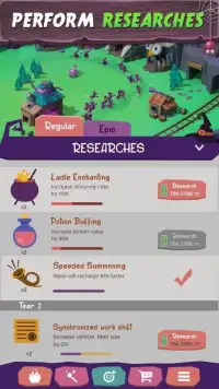 Tiny Witch Clicker : Brew Potions & Live Forever Screen Shot 1
