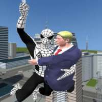 Flying Spider Boy Crime City Rescue: US President