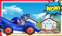 Racing Sonic Adventure Screen Shot 0