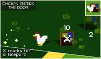 Chicken Enters the Door Screen Shot 4