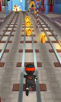 Subway Runner Ninja Screen Shot 2