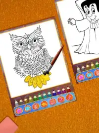 Halloween United Color Book:Coloring Book Game Screen Shot 4
