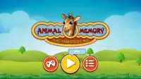 Animals memory game for kids Screen Shot 0