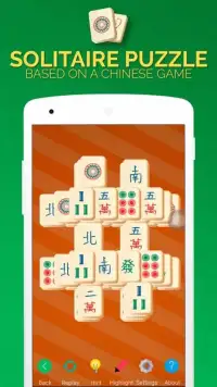 Mahjong Solitaire - Blue and Green Edition Screen Shot 2