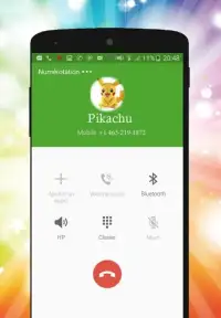Fake Pikacu Call Phone Prank Screen Shot 2