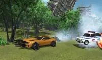 Cyborg Mr Robot cars vs Lada Screen Shot 3