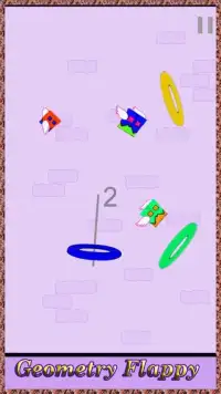 Geometry Flappy Dash Screen Shot 1