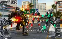 Moto Robot Transform: Extreme Stunt Hero Perang Ro Screen Shot 6