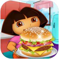 Dora Cooking Burger