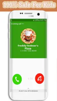 Fake Call From freddy fazbear's pizza Screen Shot 0