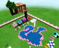 Pink dollhouse games map for MCPE roblox ed. Screen Shot 1