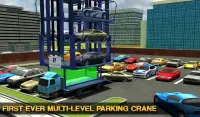 Smart Car Parking Crane Driver 3D Sim: Multi Level Screen Shot 4