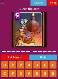 Quiz Clash Royale card Screen Shot 0