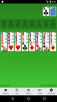 Spider Solitaire Awesome Screen Shot 1