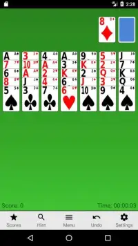 Spider Solitaire Awesome Screen Shot 3