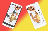 How to draw Pokemon Characters Screen Shot 4