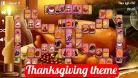Mahjong for Thanksgiving Screen Shot 4