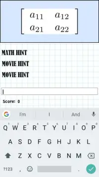 Movie Math Screen Shot 1