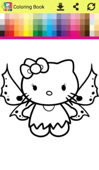 Coloring Book for Kitty Screen Shot 3