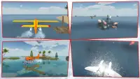 Sea Plane Flight Sim : Island Tourist Transporter Screen Shot 2