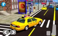 Real City Taxi Driver Mania Simulator Game Screen Shot 3