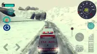 Drive Ambulance on Snow Screen Shot 4