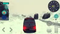 Drive Ambulance on Snow Screen Shot 3